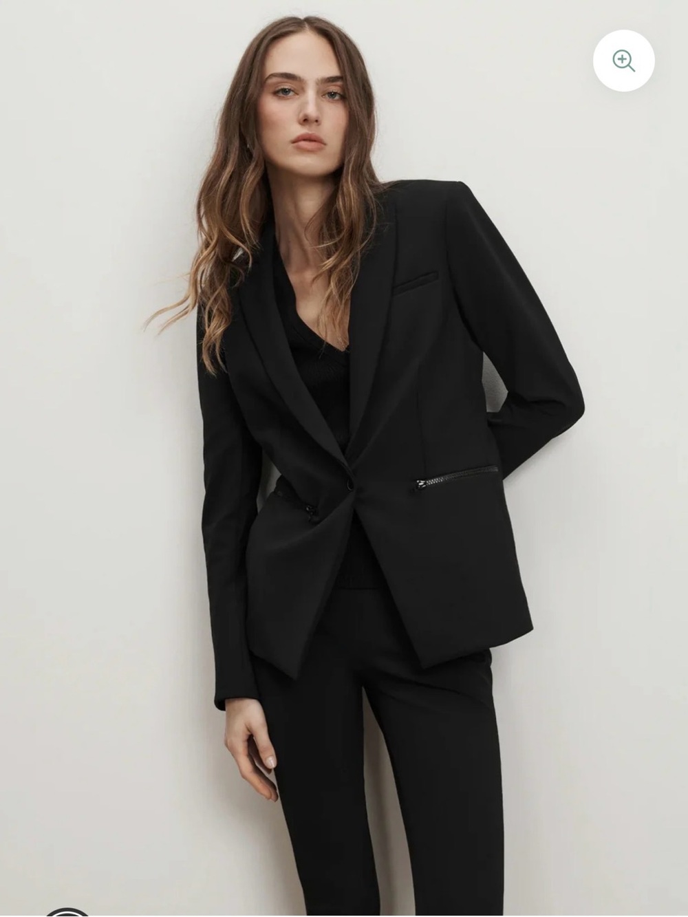 Veronica Beard Scuba Jacket blazer black 0